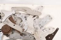 PLATES: A group of assorted engine gearbox mount plates, mostly Norton - 3