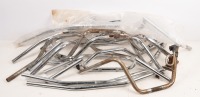 HANDLEBARS: A group of assorted handlebars