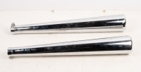 DUNSTALL MUFFLERS: A pair of new (both with small dents) Dunstall&nbsp;replica mufflers