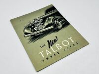 SUNBEAM-TALBOT: A group of three Sales Brochures featuring the Talbot 3-litre and Ten models [Location: Sydney] - 11