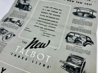 SUNBEAM-TALBOT: A group of three Sales Brochures featuring the Talbot 3-litre and Ten models [Location: Sydney] - 13