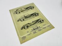 SUNBEAM-TALBOT: A group of three Sales Brochures featuring the Talbot 3-litre and Ten models [Location: Sydney] - 14
