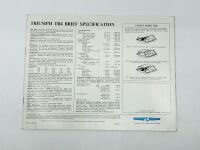 TRIUMPH: A pair of Sales Brochures for the TR4 together with a brochure for the Sunbeam Harrington LeMans [Location: Sydney] - 8
