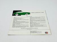TRIUMPH: A pair of Sales Brochures for the TR4 together with a brochure for the Sunbeam Harrington LeMans [Location: Sydney] - 12