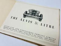 ALVIS: A Sales Brochure for the 3&frac12;-litre [Location: Sydney] - 2