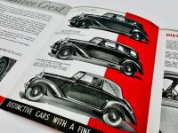 ALVIS: A group of three Sales Brochures for the 16/95, Silver Crest and Speed Twenty models [Location: Sydney] - 12