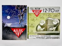 ALVIS: A pair of Sales Brochures for the 12/70 and 3&frac12;-litre models [Location: Sydney]