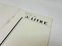 ALVIS: A pair of Sales Brochures for the 12/70 and 3&frac12;-litre models [Location: Sydney] - 3