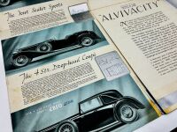 ALVIS: A pair of Sales Brochures for the Speed Twenty and Firebird models [Location: Sydney] - 4