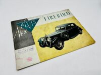 ALVIS: A pair of Sales Brochures for the Speed Twenty and Firebird models [Location: Sydney] - 5
