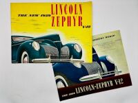 LINCOLN: A pair of Sales Brochures for the Zephyr V12 [Location: Sydney]