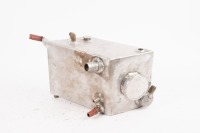 OIL TANK: A central mounted alloy oil tank to suit cafe racer or racing type bikes