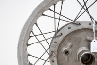 NORTON: A Norton Atlas 18 inch rear wheel with alloy rim installed - 2