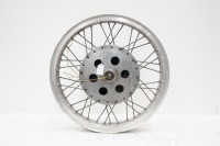 NORTON: A Norton Atlas front wheel with a 19 inch Borrani flanged alloy rim