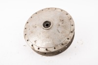 NORTON: A Norton Atlas front wheel hub with brake backing plate - 2