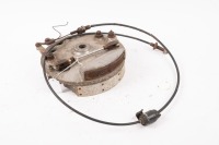 NORTON: A Norton 8 inch twin leader front brake backing plate - 2