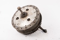 NORTON: A Norton Atlas rear wheel hub complete with sprocket, brake plate & axles