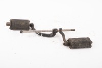 NORTON: A Norton rider foot peg set