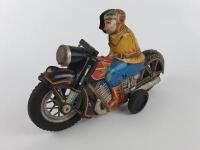 CIVILIAN: CONDOR Motorcycle by IY Metal Toys Japan c1950s. - 2