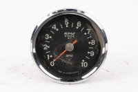 GAUGE: A Smiths magnetic tachometer black face 4:1 ratio, 10000RPM, untested
