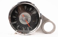 GAUGE: A Smiths grey faced tachometer, 10000RPM, ratio 4:1, includes Commando mount bracket, appears reconditioned, untested