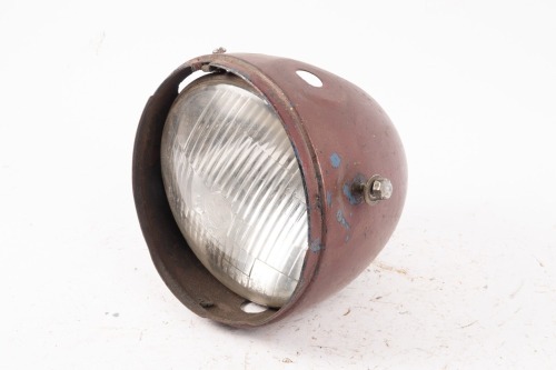 NORTON: A Norton headlamp bucket & Lucas reflector