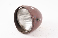 NORTON: A Norton headlamp bucket & Lucas reflector