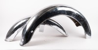 NORTON: A pair of Norton Atlas reproduction mudguard set, new