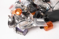 MIRRORS / TURN SIGNALS: A box of assorted mirrors and turn signal lights - 2
