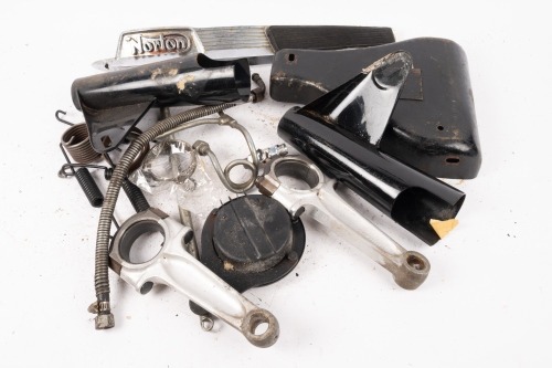 NORTON: A group of assorted Norton Atlas parts
