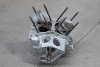 A circa 2001 Harley-Davidson alloy V-Twin bottom end engine crankshaft, conrods and pistons, believed to be from a FLSTF model, engine no. BM LL010295