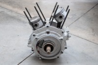 A circa 2001 Harley-Davidson alloy V-Twin bottom end engine crankshaft, conrods and pistons, believed to be from a FLSTF model, engine no. BM LL010295 - 3