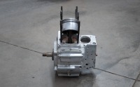 A circa 2001 Harley-Davidson alloy V-Twin bottom end engine crankshaft, conrods and pistons, believed to be from a FLSTF model, engine no. BM LL010295 - 5