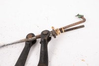 NORTON: Two rear Norton brake rods including levers - 2