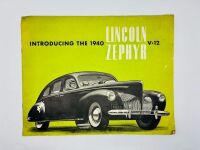 LINCOLN: A pair of Sales Brochures for the Zephyr V12 [Location: Sydney] - 2