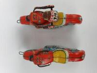 NOVELTY: Two Monkey Autocycles by ATC, Asahi Japan c1950s, 25 cms, friction drive. - 5