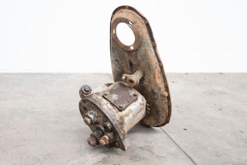 A BSA M20 gearbox and inner primary cover, outer case broken, missing end cover