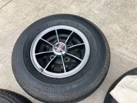 ALLOY WHEELS: A set of four 10" Can-Am alloy wheels to suit a Mini Cooper S, complete with sixteen wheel nuts and tyres [Location: Sydney] - 6