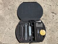 JAGUAR: An incomplete tool kit with metal case, to suit 1960s models [Location: Sydney]