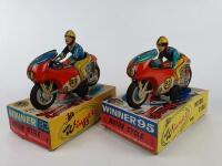 RACING: Two HEC-Oriental Metal Industries WINNER racing Bikes, made in India c1970s.