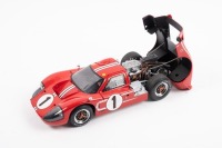 FORD GT40 MkIV: A 1:18 scale Ford GT40 MkIV, the Ford Motor Company, Shelby American inc entered number #1 race car as driven to victory in the 1967 Le Mans 24 hour, with the driven combination of Dan Gurney - A.J. Foyt - 4