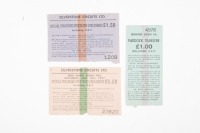 GRAND PRIX: A group of items related to the John Player British Grand Prix Silverstone 1977, including programme, Autosport guide and three tickets to the event - 2