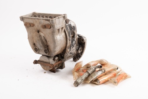MAGNETO: A circa early 1940s magneto, thought to possibly be off a Packard built Merlin aeronautical engine, visible numbers stamped 'RX 300014' & 'A7C66' [Location: Melbourne]