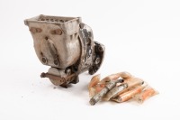 MAGNETO: A circa early 1940s magneto, thought to possibly be off a Packard built Merlin aeronautical engine, visible numbers stamped 'RX 300014' & 'A7C66' [Location: Melbourne]