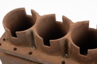 BUGATTI: A Bugatti engine block for unknown model, unit length 28cm, height 18cm, inlet width 6cm [Location: Melbourne] - 2
