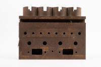 BUGATTI: A Bugatti engine block for unknown model, unit length 28cm, height 18cm, inlet width 6cm [Location: Melbourne] - 3