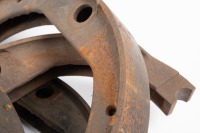 BUGATTI: A group of eight Bugatti 330mm brake shoes, ex molsheim, includes four alloy and four steel shoes [Location: Melbourne] - 3