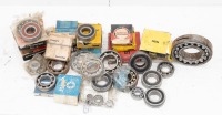 BEARINGS: A tub of assorted mostly NOS bearings of varying sizes [Location: Melbourne]
