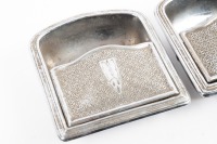 ASHTRAYS: Two circa 1930s or 1940s car ash trays, thought to possibly be Buick, [Location: Melbourne] - 2