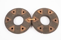BUGATTI: A pair of NOS Brampton fabric universal joints thought to suit Touring Bugatti types [Location: Melbourne]